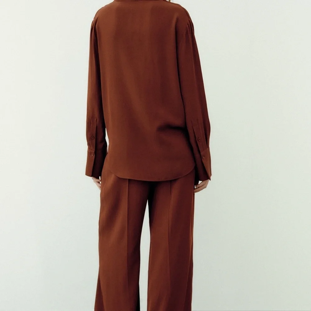 Zara wide flowy pants - Picture 3 of 6
